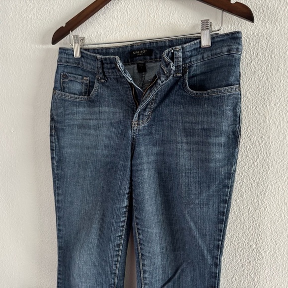 Nine West Y2K Jeans Denim Bootcut Medium Wash Mid Rise Zip Closure Size 6 / 27 - Picture 3 of 16